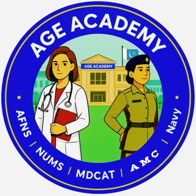 AGE ACADEMY->MDCAT, AFNS/NUMS PREP