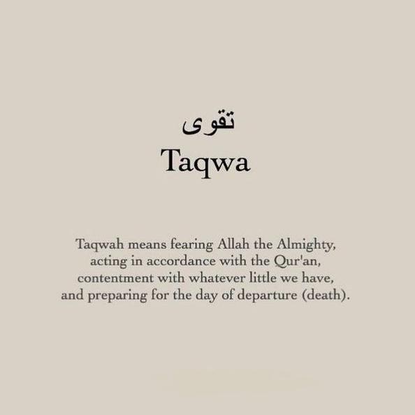 Taqwa | تقوى ♡゙